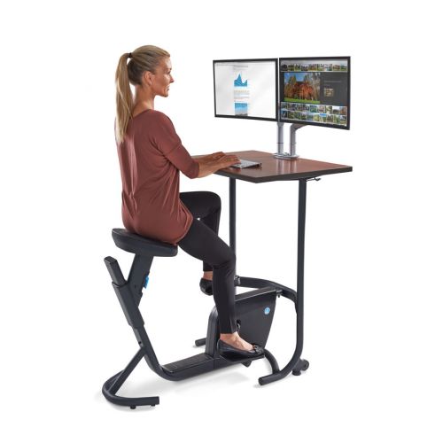 lifespan bicycle desk dual monitor